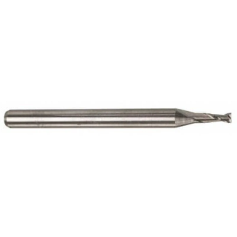 KYOCERA SGS 0.011, 0.033 LOC, 1/8 Shank Diam, 1-1/2 OAL, 2 Flute, Solid Carbide Square End Mill Single End, Uncoated,...